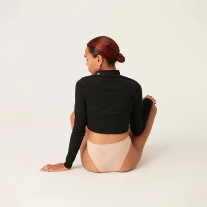 Recycled Seamfree Hi-Leg Cheeky, Cashew 🩸🩸🩸