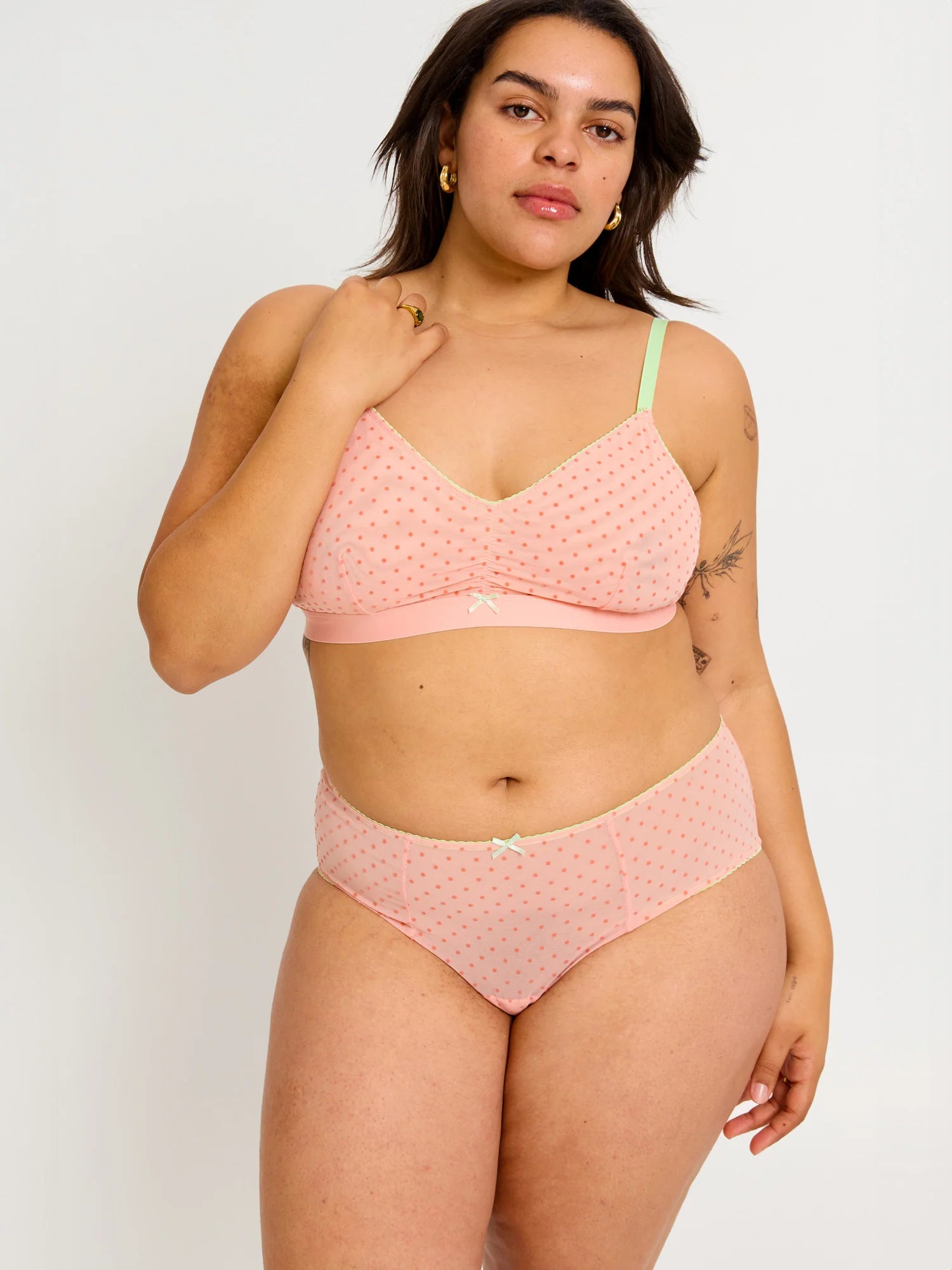 Boudoir Bralette, Bud Pink