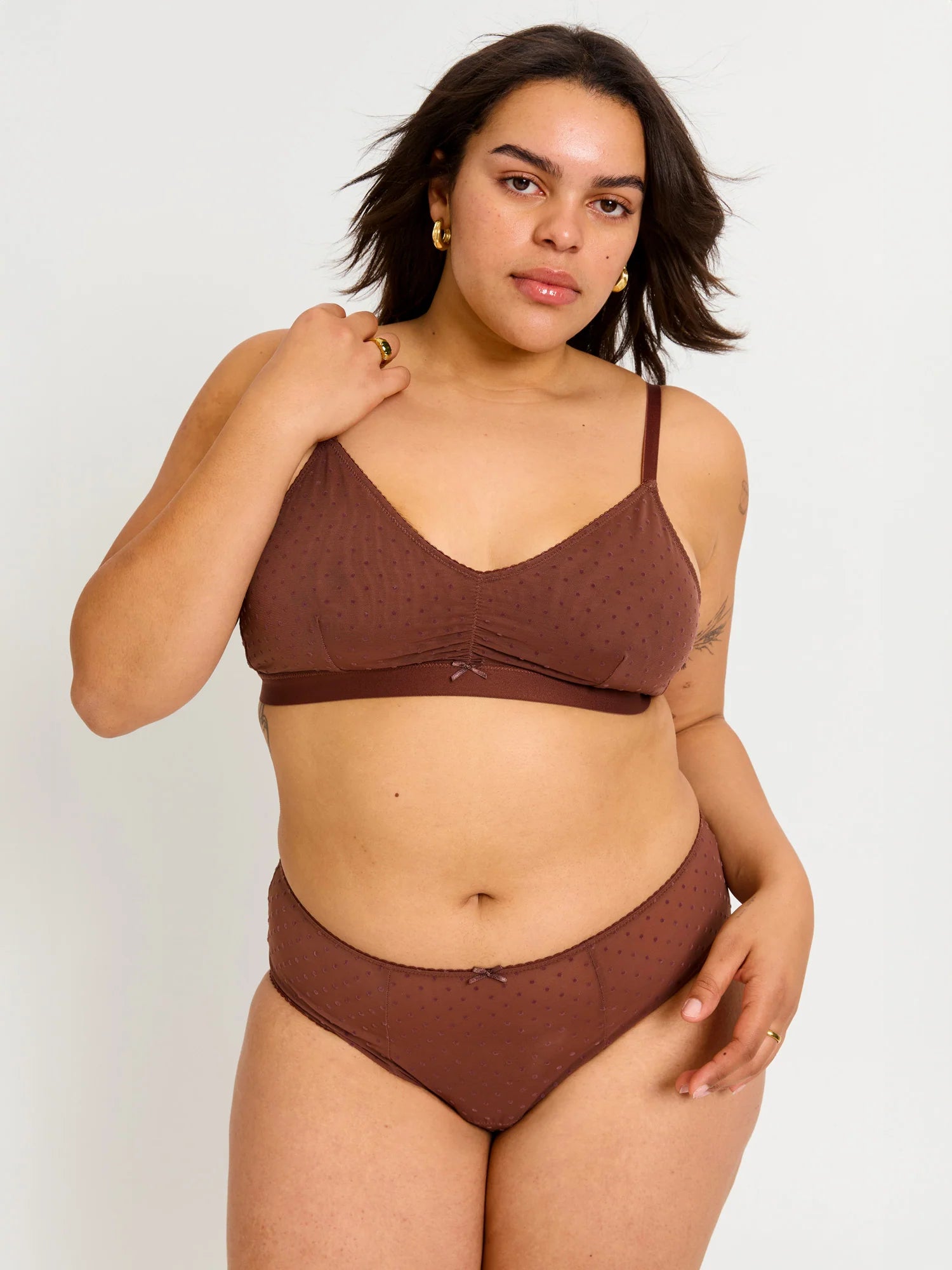 Boudoir Bralette, Espresso