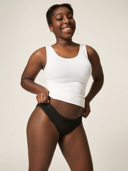 Teen Hipster Bikini, Black 🩸x10