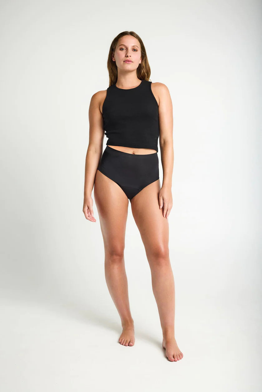Recycled Seamfree Full Brief, Black 🩸🩸🩸