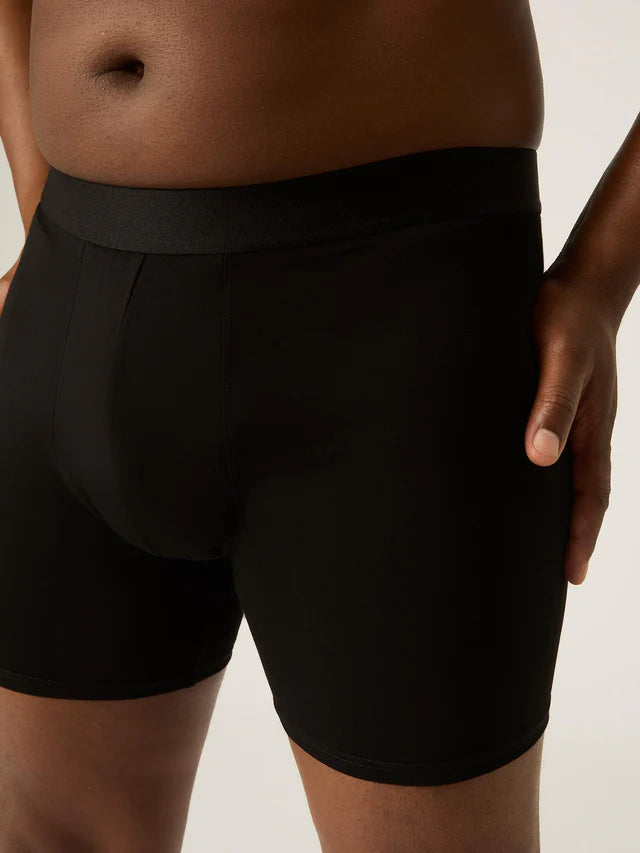 Mens Leak-Proof Trunk Light-Moderate, Black