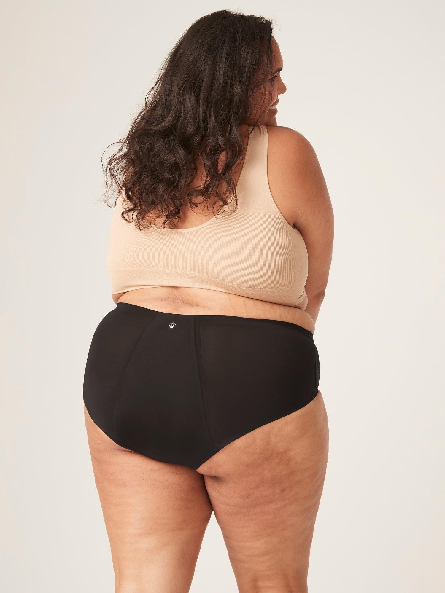 Recycled Seamfree Full Brief, Black 🩸x10