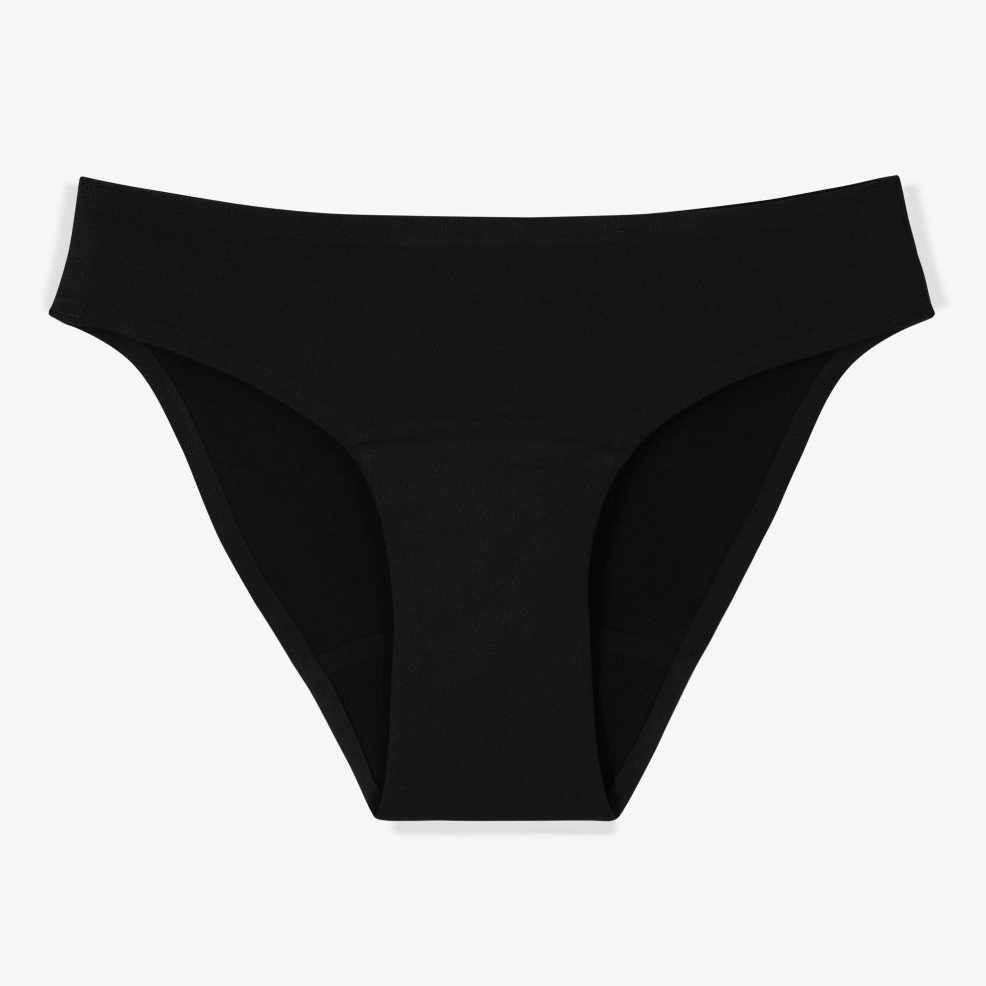 Seamless Selene Menstrual Bikini, Black 🩸🩸