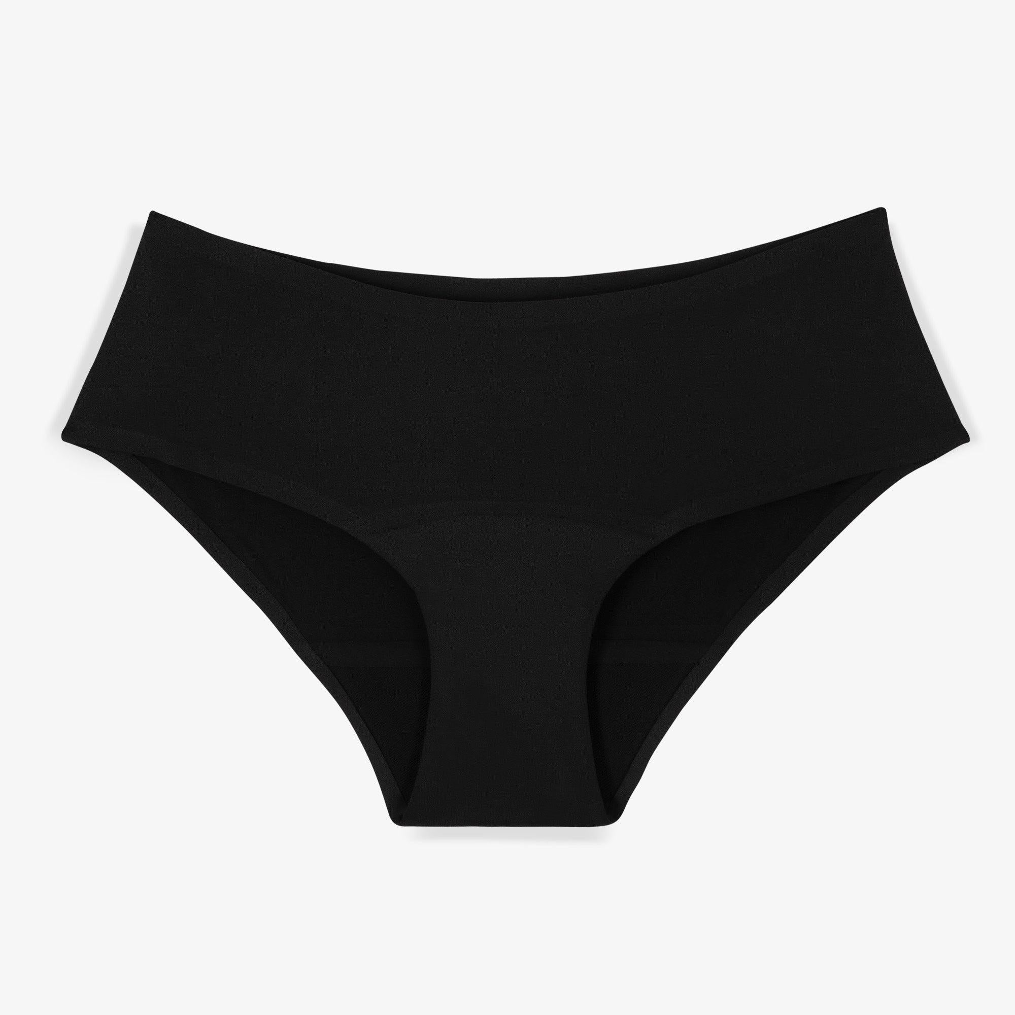 Seamless Selene Menstrual Shorty, Black 🩸🩸