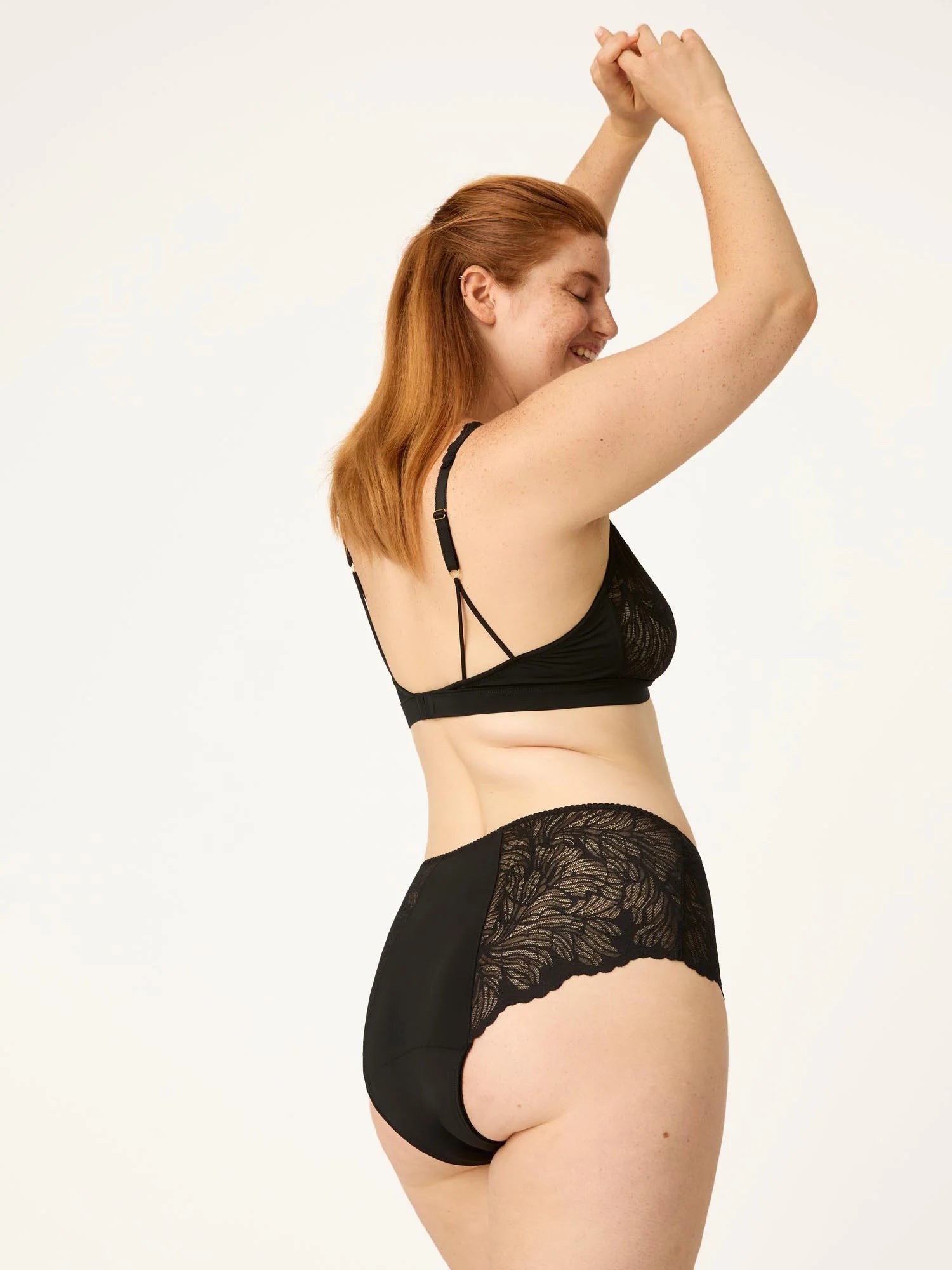 Manon Hi Waist Brief, Noir Black🩸🩸🩸