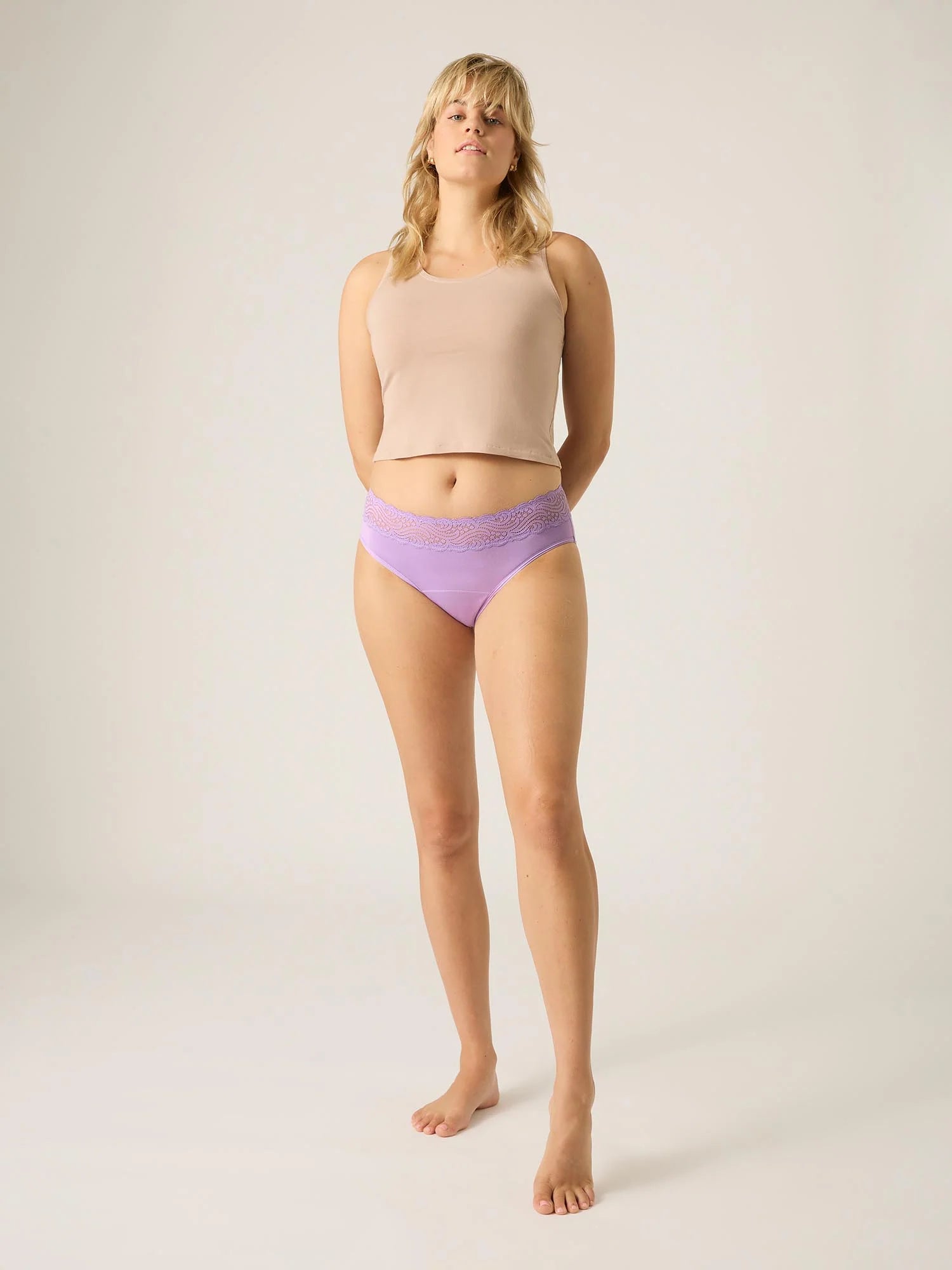 MODIBODI - Sensual Hi-Waist Bikini Moderate-Heavy Lavender 🩸🩸🩸