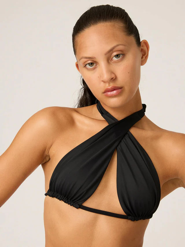 Swimwear Multiway Bikini Top, Black