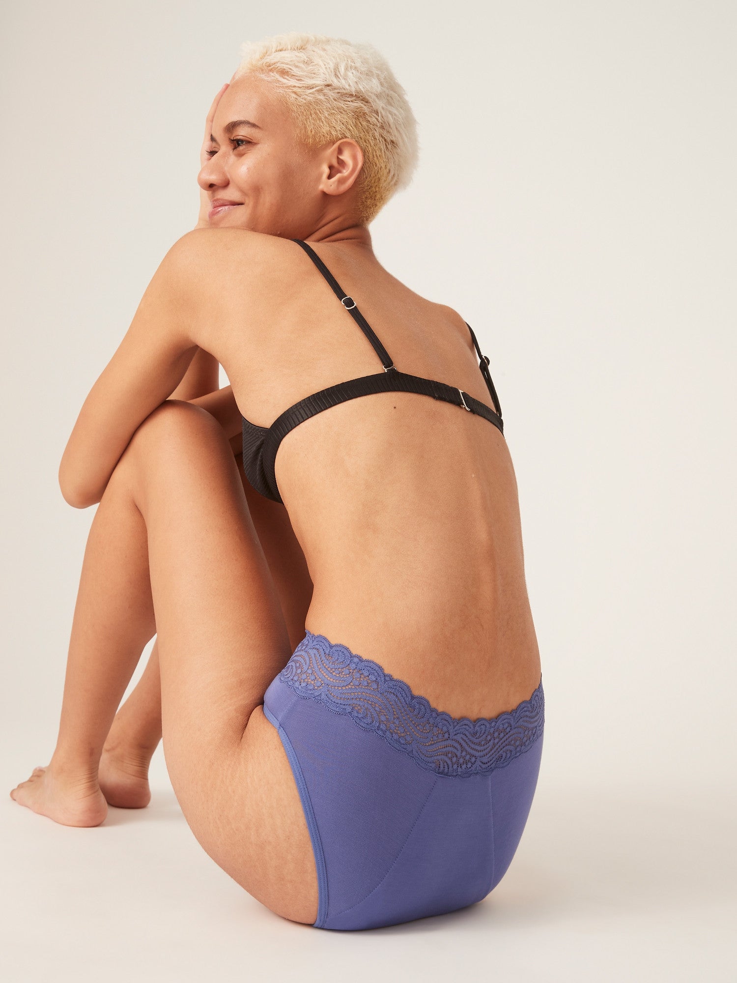 Modibodi - Sensual Hi Waist Bikini Maxi, Storm Blue