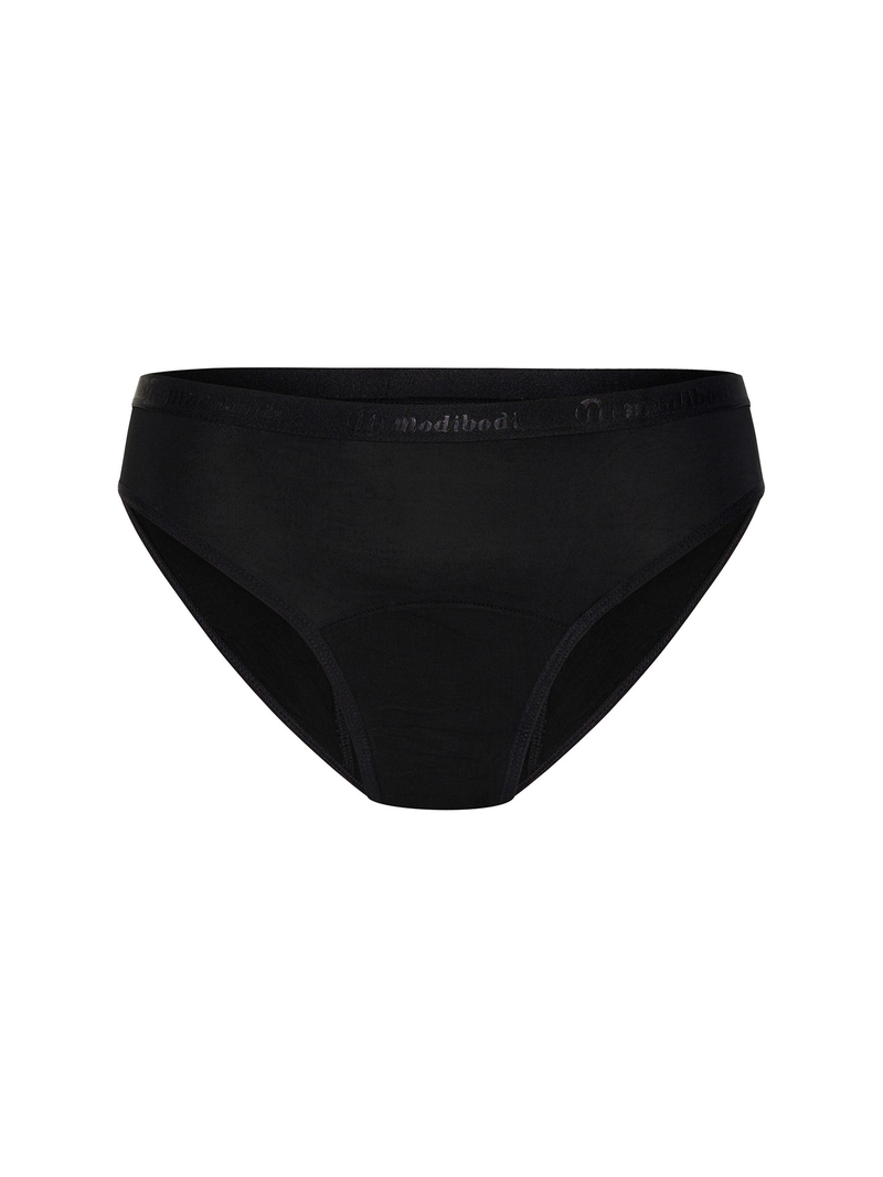 MODIBODI - Classic Bikini Heavy-Overnight, Black 🩸🩸🩸🩸