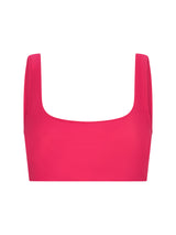 MODIBODI - Recycled Swimwear Crop Top, Panther Pink