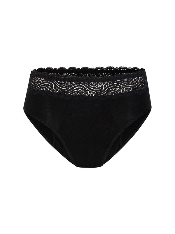 MODIBODI - Sensual Hi Waist Bikini Maxi 24h, Black 🩸x10