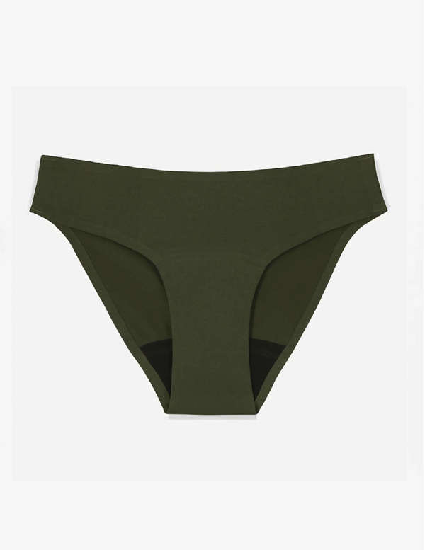 SMOON - Seamless Selene Menstrual Bikini, Khaki🩸🩸